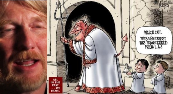 David Horsey anti-Catholic Los Angeles Times