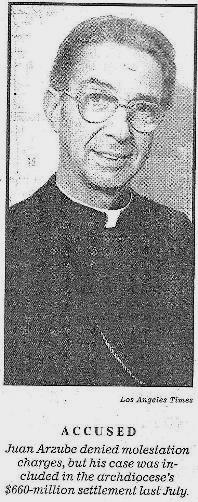 Bishop Juan Arzube : Los Angeles