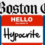 Boston Globe hypocrisy