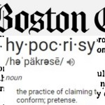 Boston Globe hypocrisy