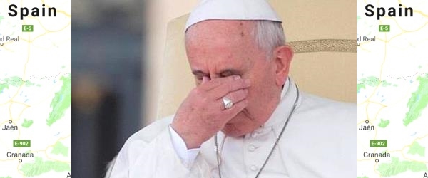 Pope Francis : false accusation : Spain