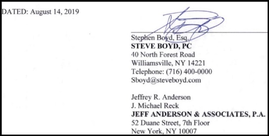 2019 Steve Boyd signature